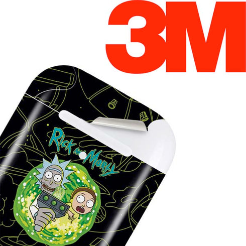 Adult Swim Rick and Morty Portal Travel Apple AirPods Skin