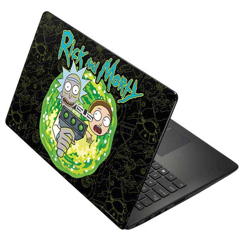 Adult Swim Rick and Morty Portal Travel Asus X502CA 15.6 Skin
