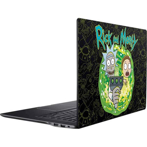 Adult Swim Rick and Morty Portal Travel Ativ Book 9 (15.6in 2014) Skin
