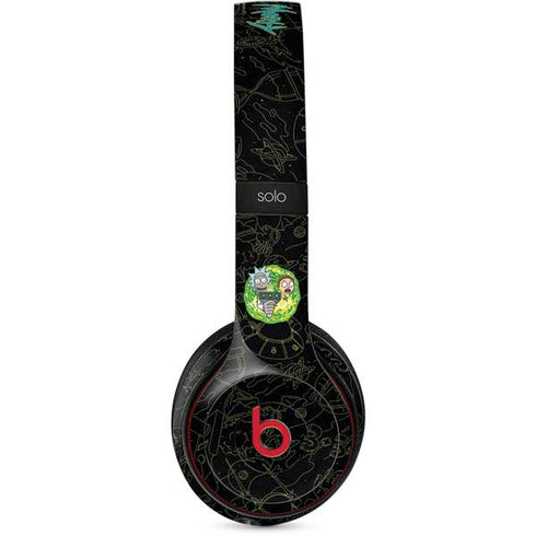 Adult Swim Rick and Morty Portal Travel Beats Solo 2 Wireless Skin