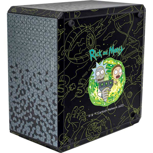 Adult Swim Rick and Morty Portal Travel Cooler Master MasterBox Q300L Mini Tower Skin