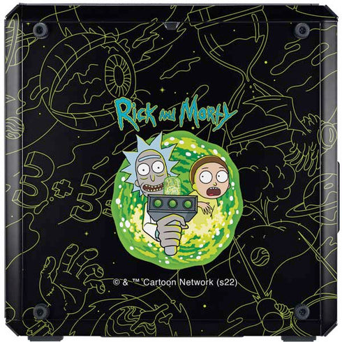 Adult Swim Rick and Morty Portal Travel Cooler Master MasterBox Q300L Mini Tower Skin