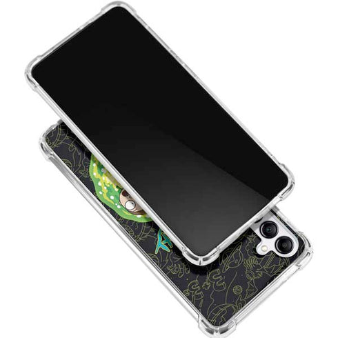 Adult Swim Rick and Morty Portal Travel Galaxy A15 5G Clear Case