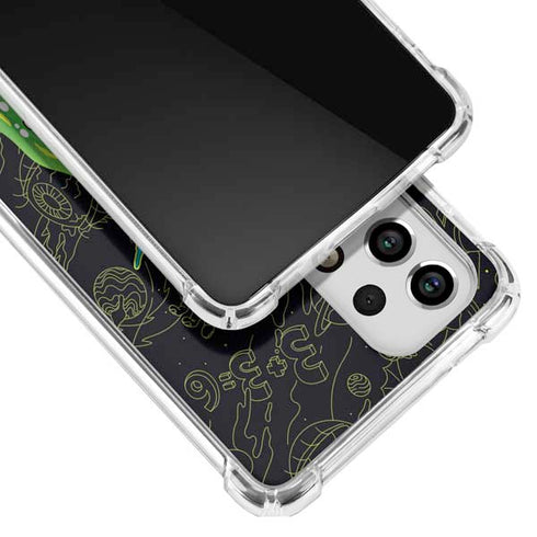 Adult Swim Rick and Morty Portal Travel Galaxy A33 5G Clear Case