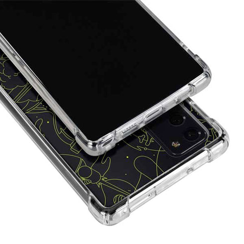 Adult Swim Rick and Morty Portal Travel Galaxy Note20 5G Clear Case