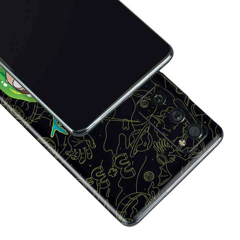 Adult Swim Rick and Morty Portal Travel Galaxy S20 Fan Edition Skin