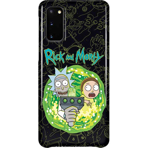 Adult Swim Rick and Morty Portal Travel Galaxy S20 Lite Case
