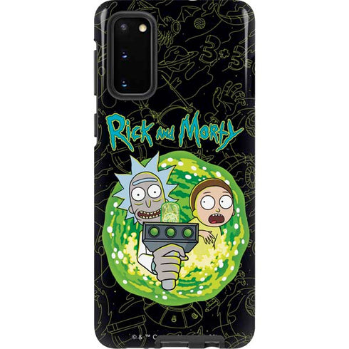 Adult Swim Rick and Morty Portal Travel Galaxy S20 Pro Case