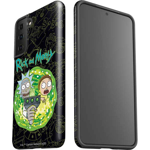 Adult Swim Rick and Morty Portal Travel Galaxy S21 FE Pro Case