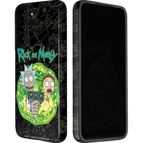 Adult Swim Rick and Morty Portal Travel Galaxy S22 Pro Case