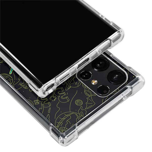 Adult Swim Rick and Morty Portal Travel Galaxy S22 Ultra Clear Case