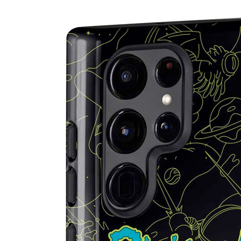 Adult Swim Rick and Morty Portal Travel Galaxy S22 Ultra Pro Case