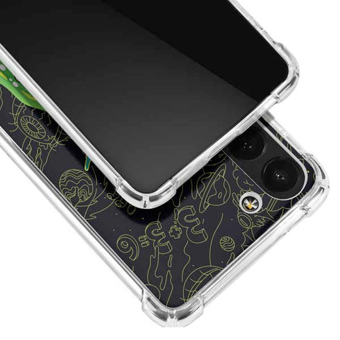 Adult Swim Rick and Morty Portal Travel Galaxy S23 Clear Case