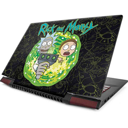 Adult Swim Rick and Morty Portal Travel Lenovo IdeaPad Skin