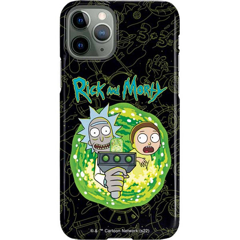 Adult Swim Rick and Morty Portal Travel iPhone 11 Pro Lite Case