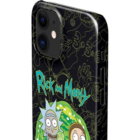 Adult Swim Rick and Morty Portal Travel iPhone 12 Mini Lite Case