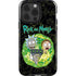 Adult Swim Rick and Morty Portal Travel iPhone 15 Pro Impact Case