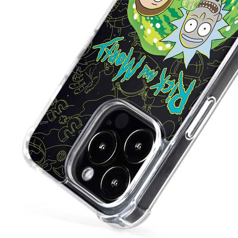 Adult Swim Rick and Morty Portal Travel iPhone 14 Pro Max MagSafe Case