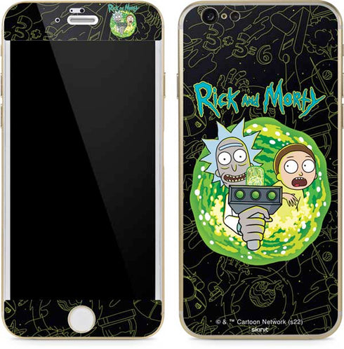 Adult Swim Rick and Morty Portal Travel iPhone 6/6s Skin
