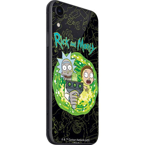 Adult Swim Rick and Morty Portal Travel iPhone SE (2nd & 3rd Gen) Skin