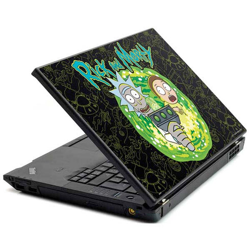 Adult Swim Rick and Morty Portal Travel Lenovo T420 Skin
