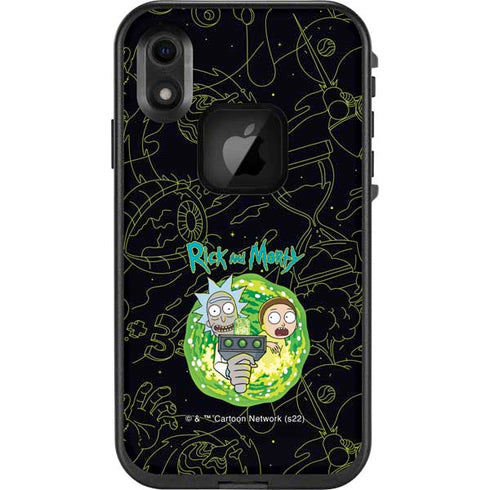 Adult Swim Rick and Morty Portal Travel LifeProof Fre iPhone Skin