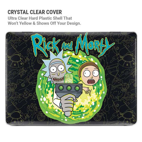 Adult Swim Rick and Morty Portal Travel MacBook Air 15in (2023-2025) Case plus Skin