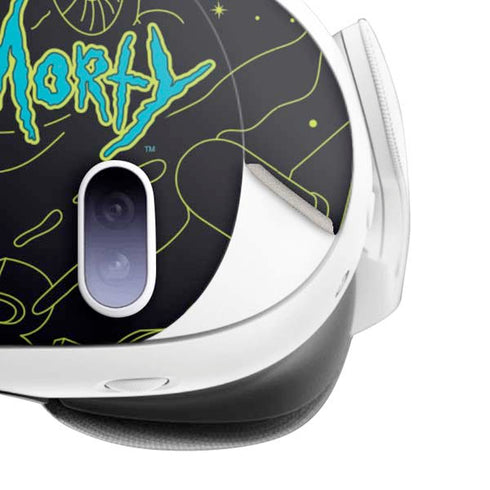Adult Swim Rick and Morty Portal Travel Meta Quest 3 Skin
