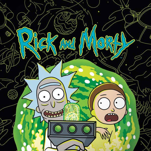 Adult Swim Rick and Morty Portal Travel Moto G6 Skin