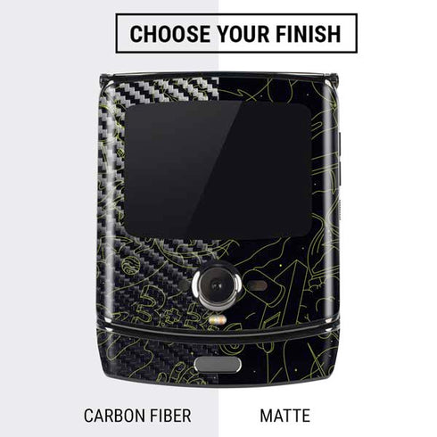 Adult Swim Rick and Morty Portal Travel Motorola RAZR Skin