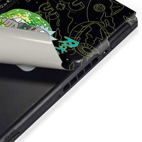 Adult Swim Rick and Morty Portal Travel Nintendo Switch Bundle Skin