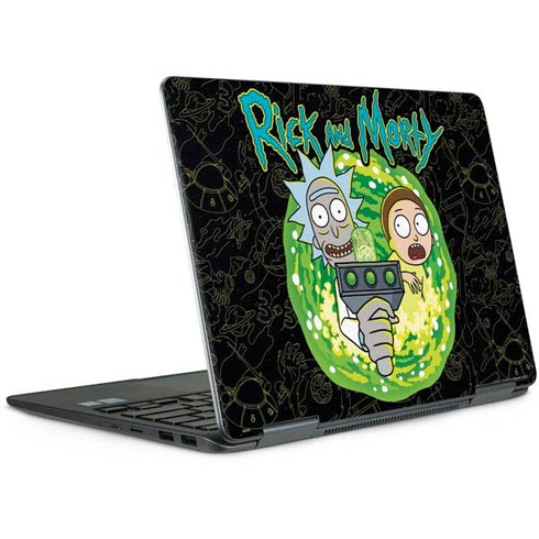 Adult Swim Rick and Morty Portal Travel Notebook 9 Pro 13in (2017) Skin