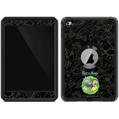 Adult Swim Rick and Morty Portal Travel Otterbox Defender iPad Skin