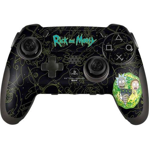 Adult Swim Rick and Morty Portal Travel PlayStation Scuf Vantage 2 Controller Skin