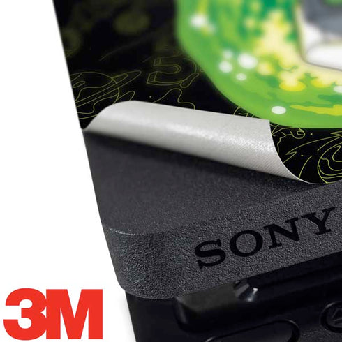 Adult Swim Rick and Morty Portal Travel PS4 Slim Bundle Skin
