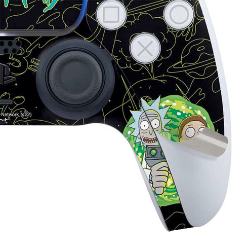 Adult Swim Rick and Morty Portal Travel PS5 Controller Skin