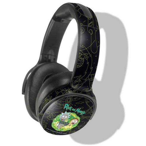 Adult Swim Rick and Morty Portal Travel Skullcandy Venue Skin
