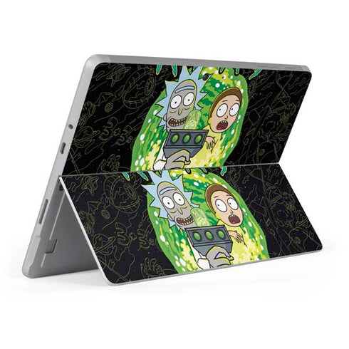 Adult Swim Rick and Morty Portal Travel Surface Go Skin