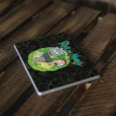 Adult Swim Rick and Morty Portal Travel Surface Go Skin