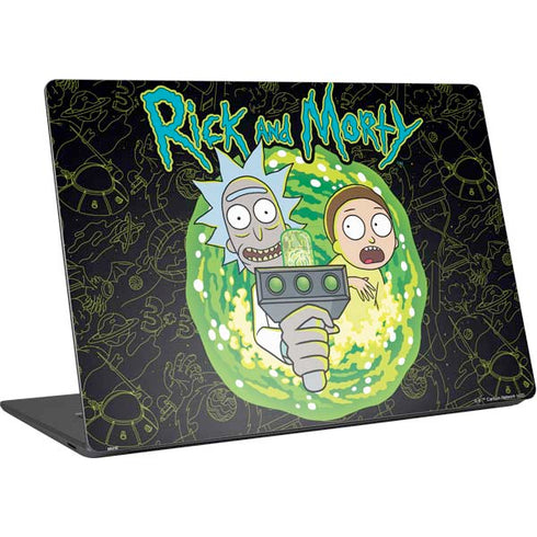 Adult Swim Rick and Morty Portal Travel Surface Laptop 4 15in Skin