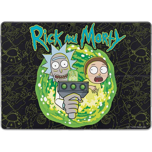 Adult Swim Rick and Morty Portal Travel Surface Pro 8 Skin