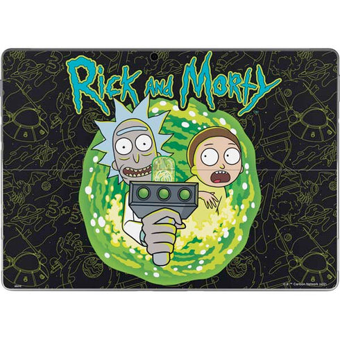 Adult Swim Rick and Morty Portal Travel Surface Pro 9 Skin
