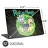 Adult Swim Rick and Morty Portal Travel Universal Laptop 12in (9.8 x 6.8in) Skin