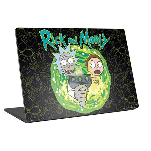 Adult Swim Rick and Morty Portal Travel Universal Laptop 18in (14.6 x 10.6in) Skin