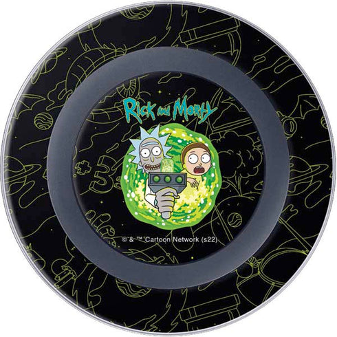 Adult Swim Rick and Morty Portal Travel Wireless Charger Skin