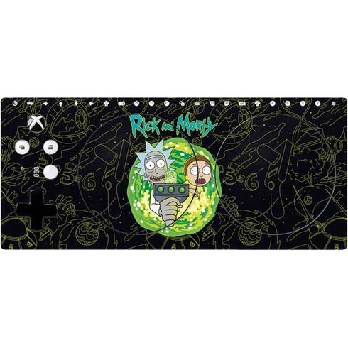 Adult Swim Rick and Morty Portal Travel Xbox Adaptive Controller Skin