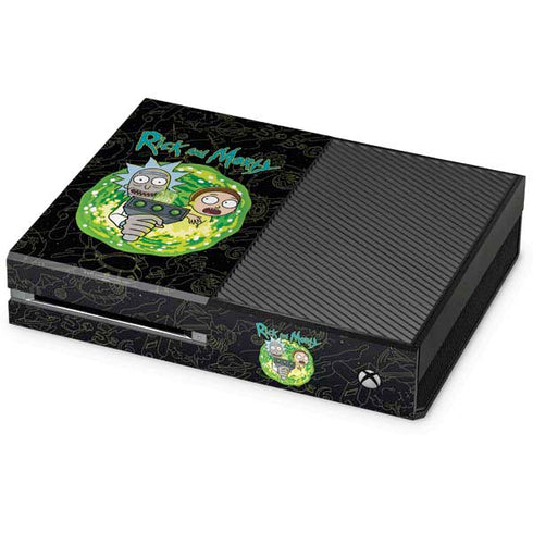 Adult Swim Rick and Morty Portal Travel Xbox One Console Skin