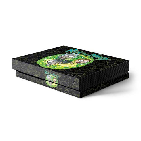 Adult Swim Rick and Morty Portal Travel Xbox One X Console Skin