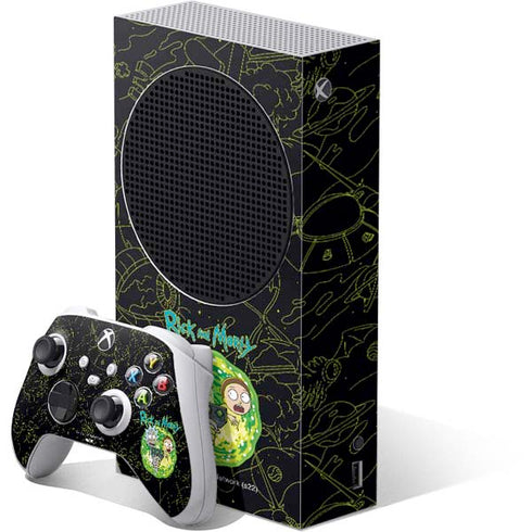 Adult Swim Rick and Morty Portal Travel Xbox Series S Skins