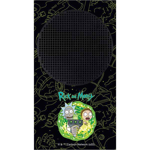 Adult Swim Rick and Morty Portal Travel Xbox Series S Bundle Skin